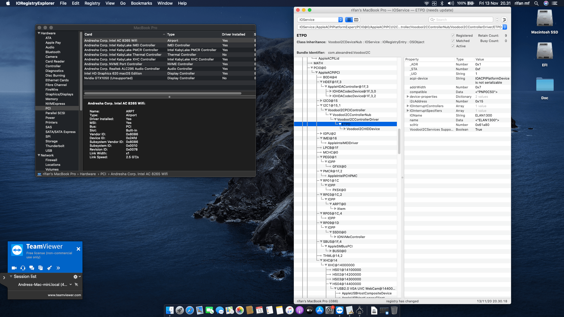 Asus ZenBook Pro UX550VD [KabyLake   Intel HD 620 + I2C]   OpenCore 9